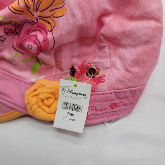 Disney Princess Petals Children's Hat Cap Pink Age: 5-7 NEW W TAGS 100% Cotton - Picture 8 of 9